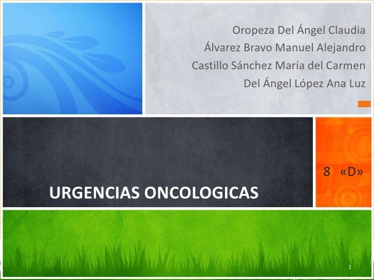 URGENCIAS ONCOL GICAS - PDF